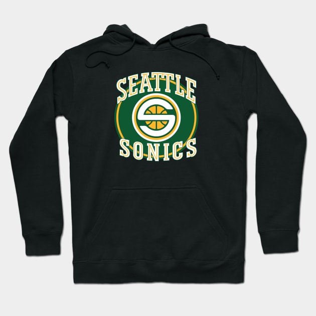 Seattle Supersonics Hoodie by iTwistedSpartan